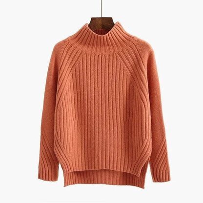 Pull col roulé hiver classique intemporel