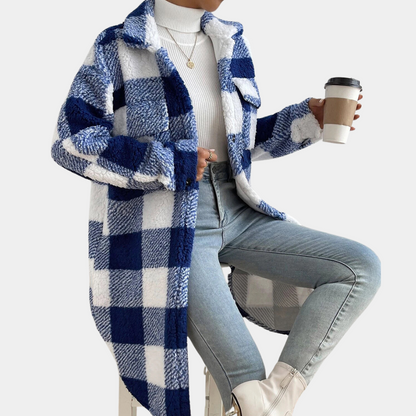 Doudoune femme douillette en teddy