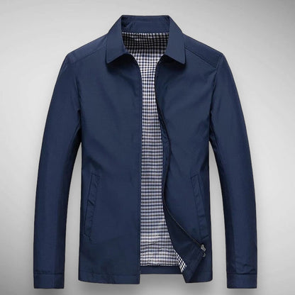 Blouson Harrington à carreaux classique pour homme