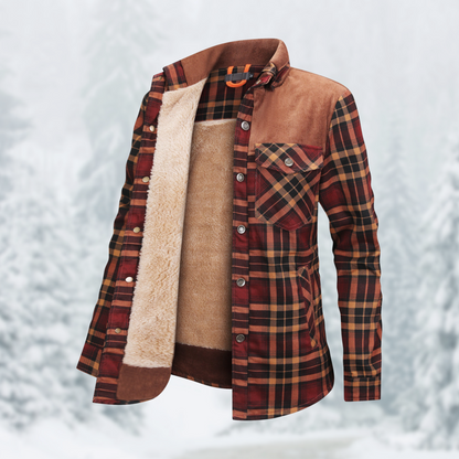 Veste chaude en flanelle pour femme, style randonnée