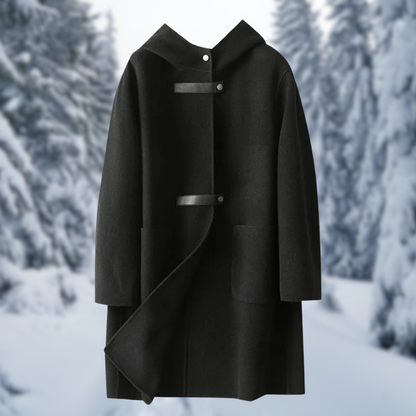 Veste élégante pour femme cachemire chaud capuche