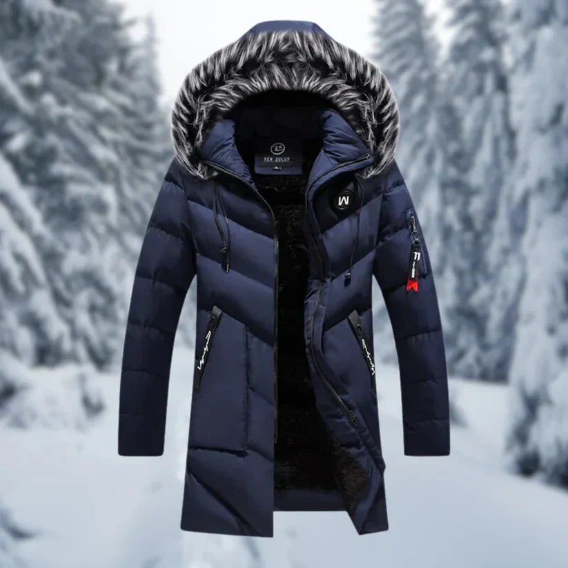 Doudoune matelassée oversize avec capuche en fausse fourrure et poches zippées