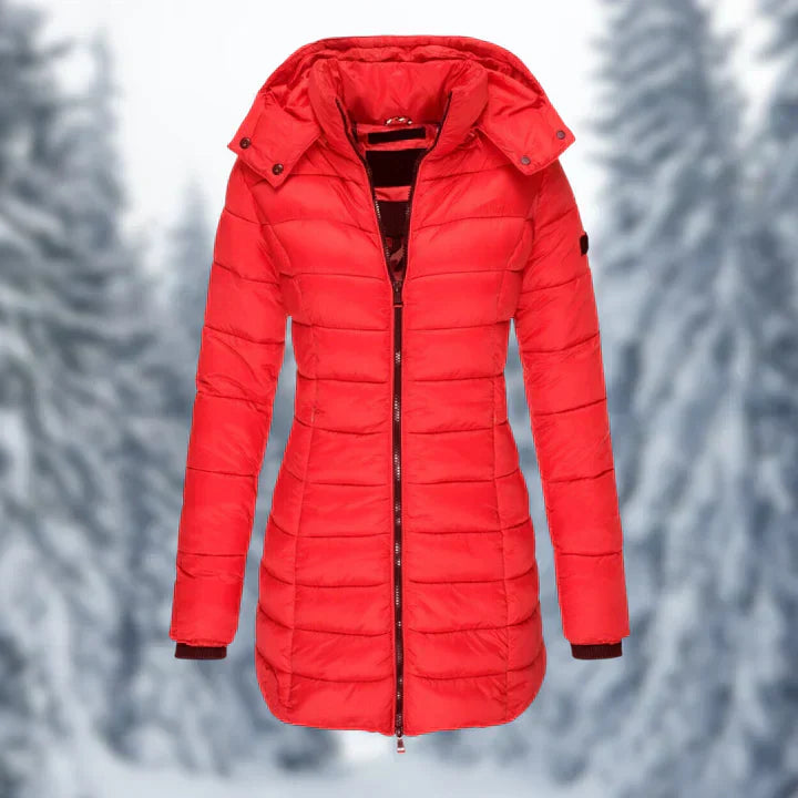 Manteau léger pour femme avec capuche en polaire chaude