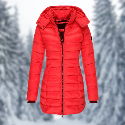 Manteau léger pour femme avec capuche en polaire chaude
