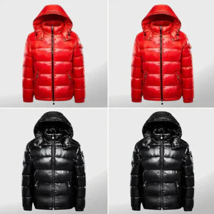 Elegante Damen Winterjacke Lang Puffy - IdealeKleiden