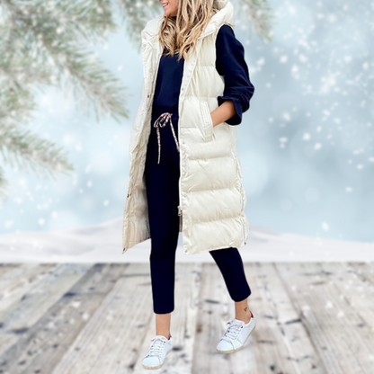 Longue veste chaude pour femme