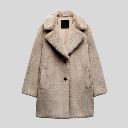 Veste teddy pour femme au design classique et élégant