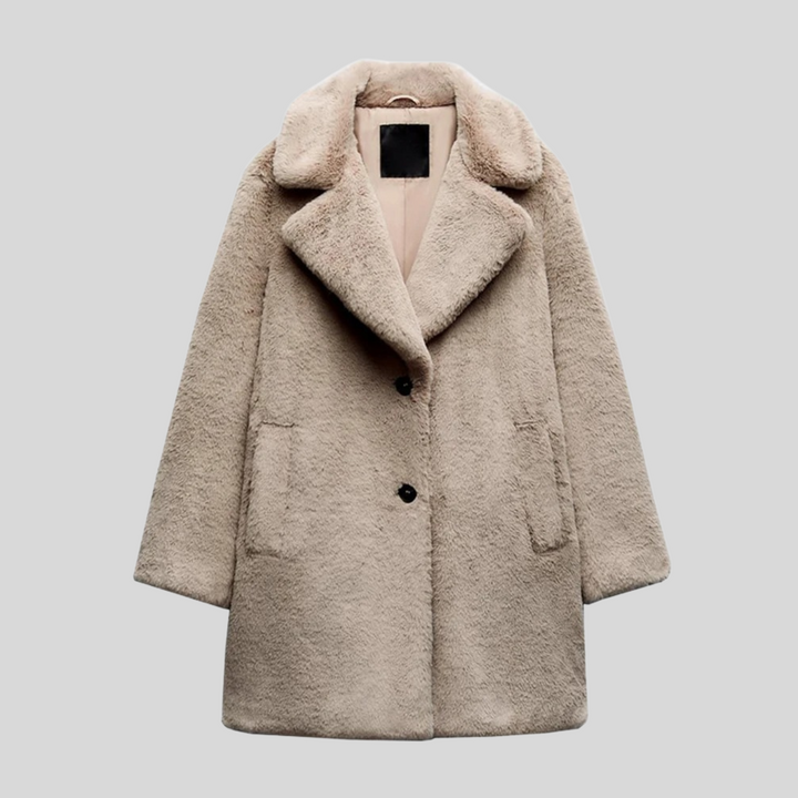 Veste teddy pour femme au design classique et élégant