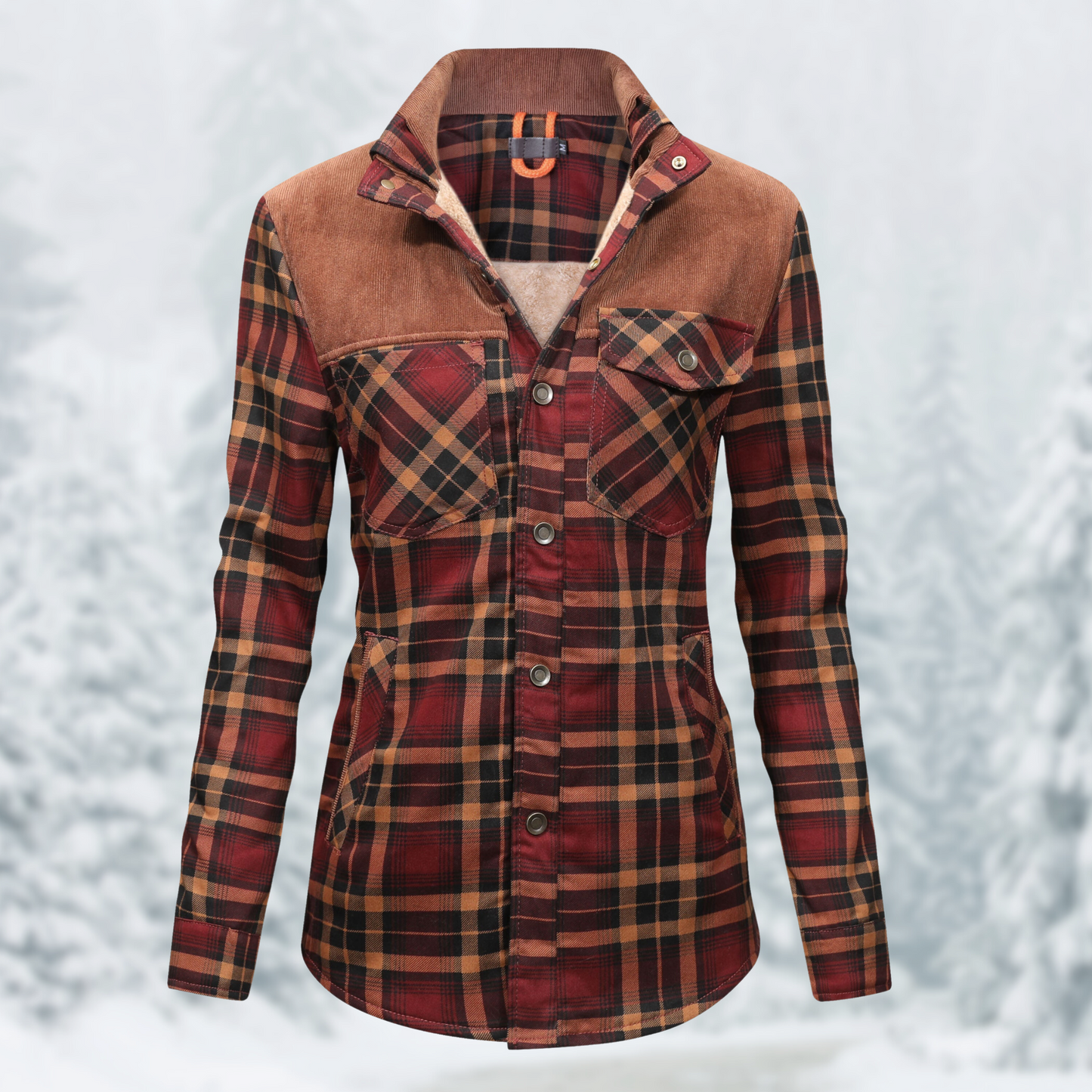 Bequeme Wanderjacke Damen Flanell - IdealeKleiden