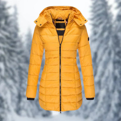 Manteau léger pour femme avec capuche en polaire chaude