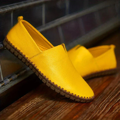 Mocassins élégants en cuir pour homme, qualité luxe