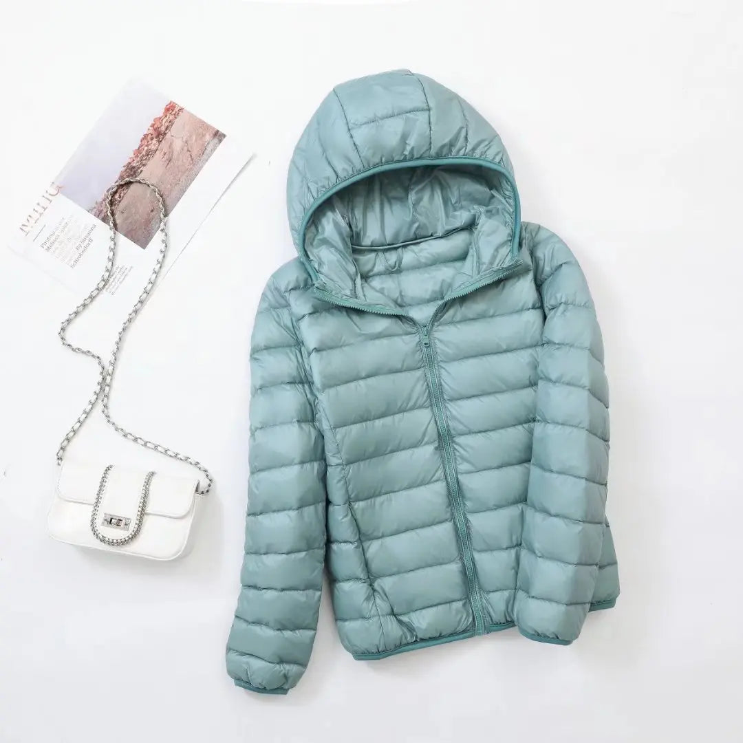 Doudoune à capuche chaude hiver