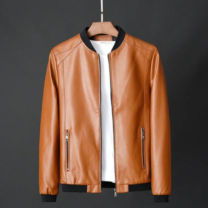 Blouson bombardier en cuir pour femme style tendance