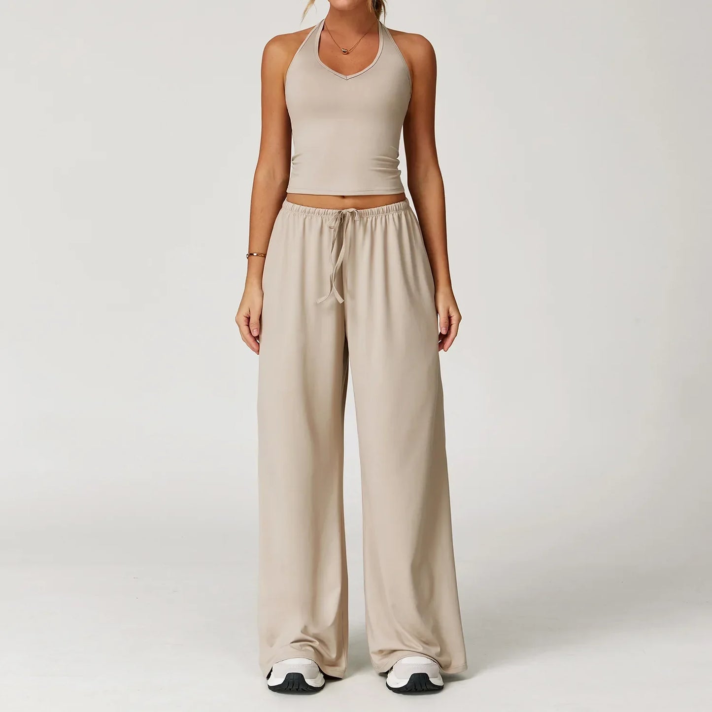 Ensemble détente femme crop top confort
