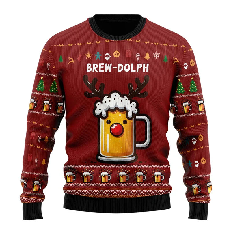 Pull-over homme motif design style moderne