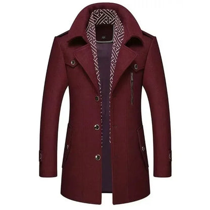 Manteau de costume élégant Classique Moderne Veste d'hiver