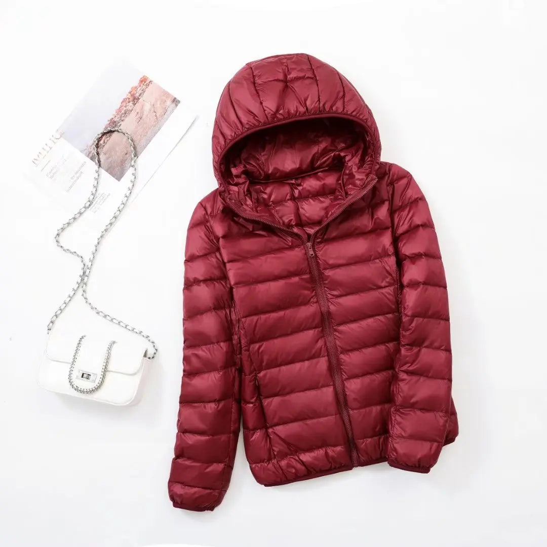 Doudoune à capuche chaude hiver