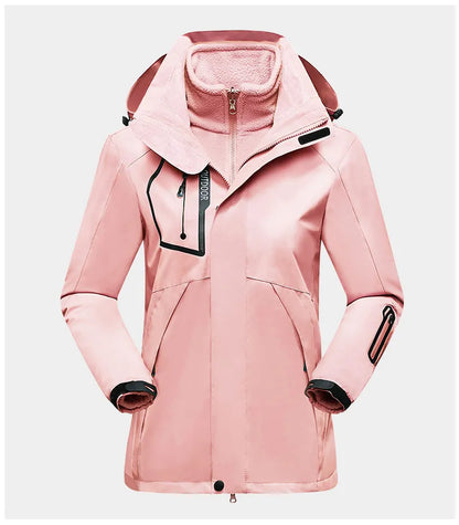 Veste pratique 3-en-1 pour femme Protection extérieur