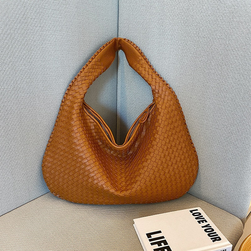 Stilvolle Lederhandtasche für Frauen - IdealeKleiden