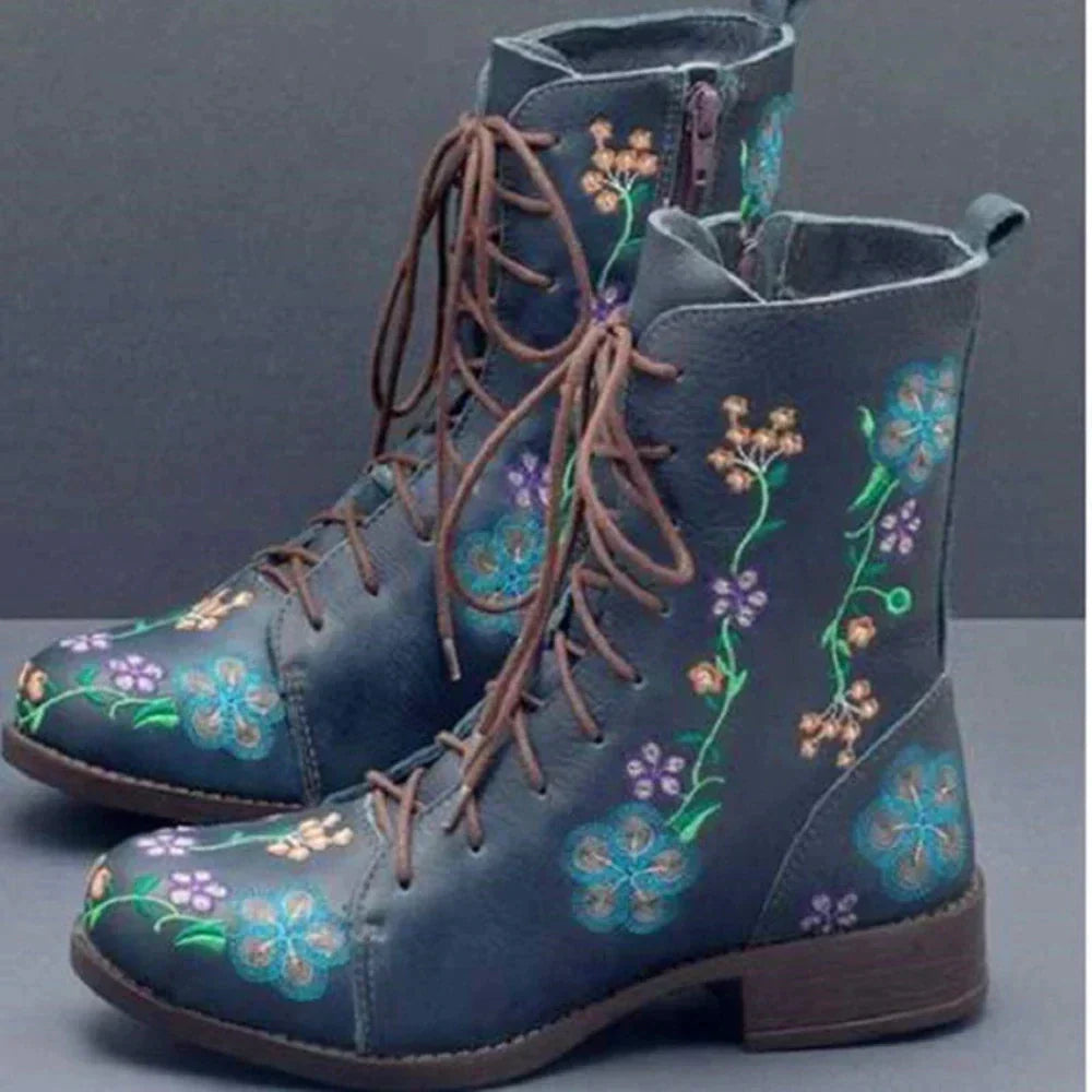 Bottes rétro design ethnique chic