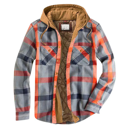 Parka d'hiver à capuche pour hommes