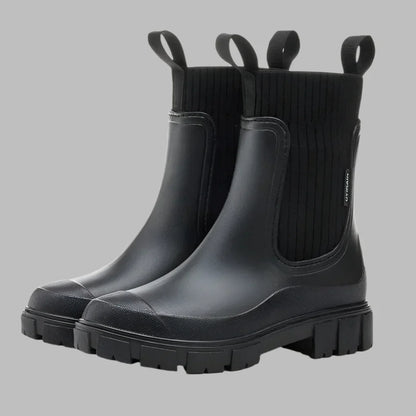 Wasserdichte Chelsea Stiefel Damen - IdealeKleiden