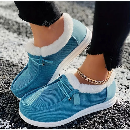 Chaussures d'hiver chaudes en velours doux