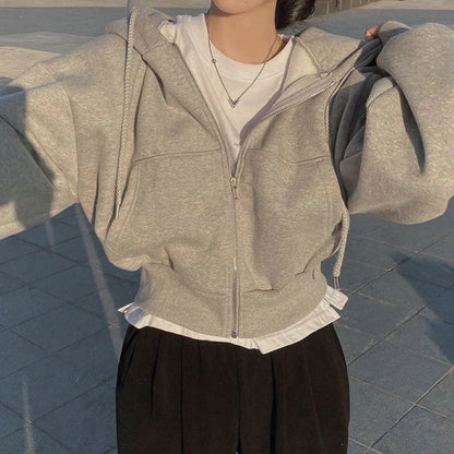Emy - Sweatshirts zippés grande taille