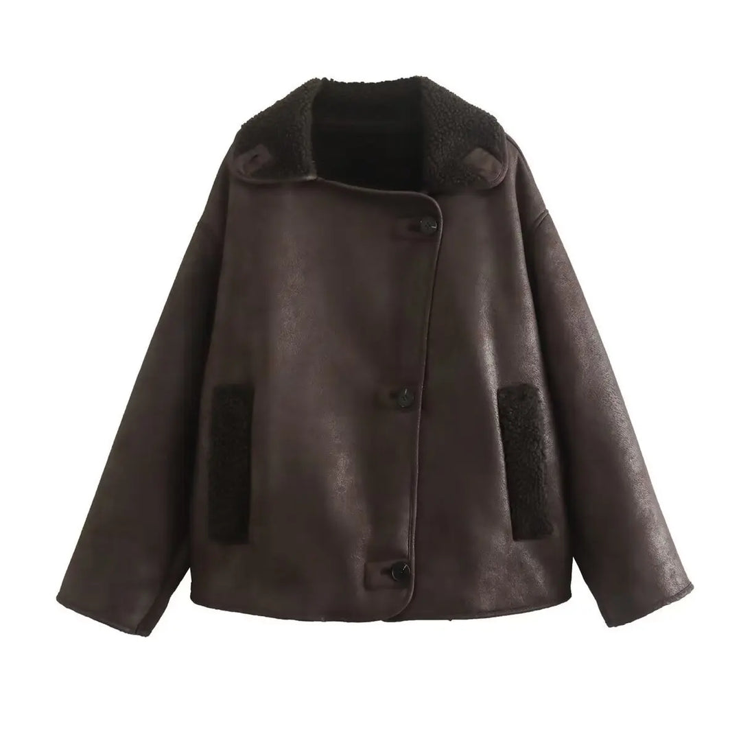 Veste de luxe pour femme, chaude et élégante