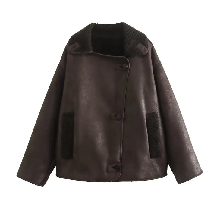 Veste de luxe pour femme, chaude et élégante