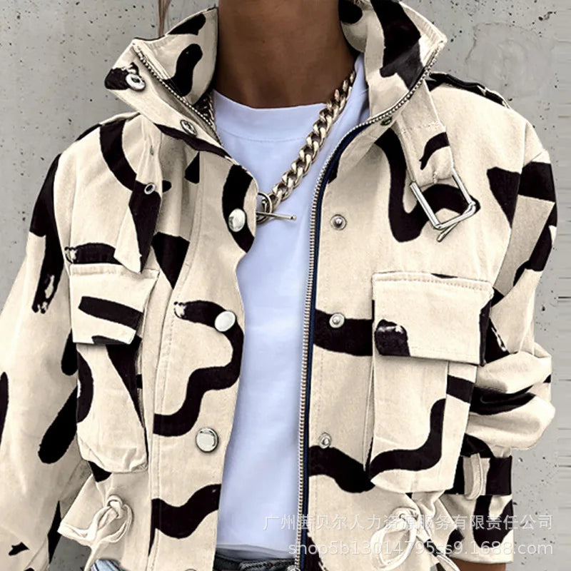 Blouson en cuir tendance « Pain »