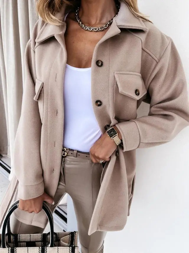 Robe longue élégante automne-hiver pour femme