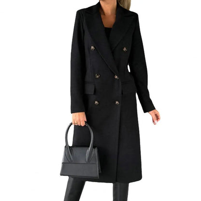 Élégante veste longue femme tendance