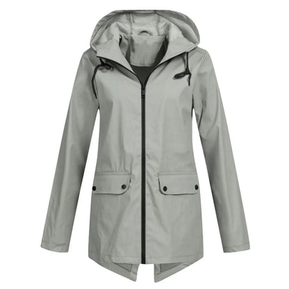 Veste imperméable décontractée pour femme automne hiver