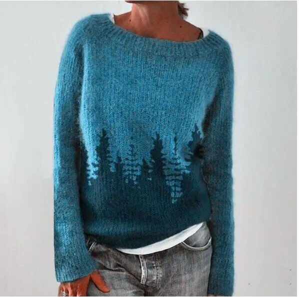 Sweat-shirt rétro Élégant Confortable Femme