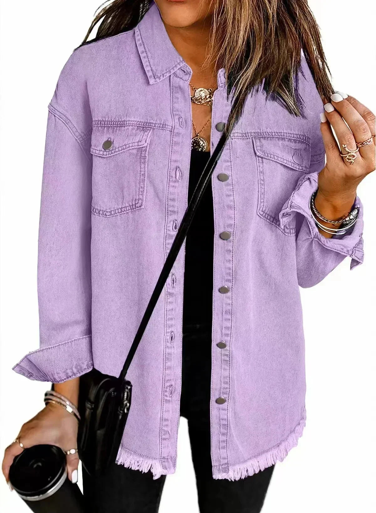 Veste en jean tendance pour femme
