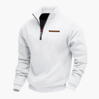 Sweat-shirt col montant de voyage pratique