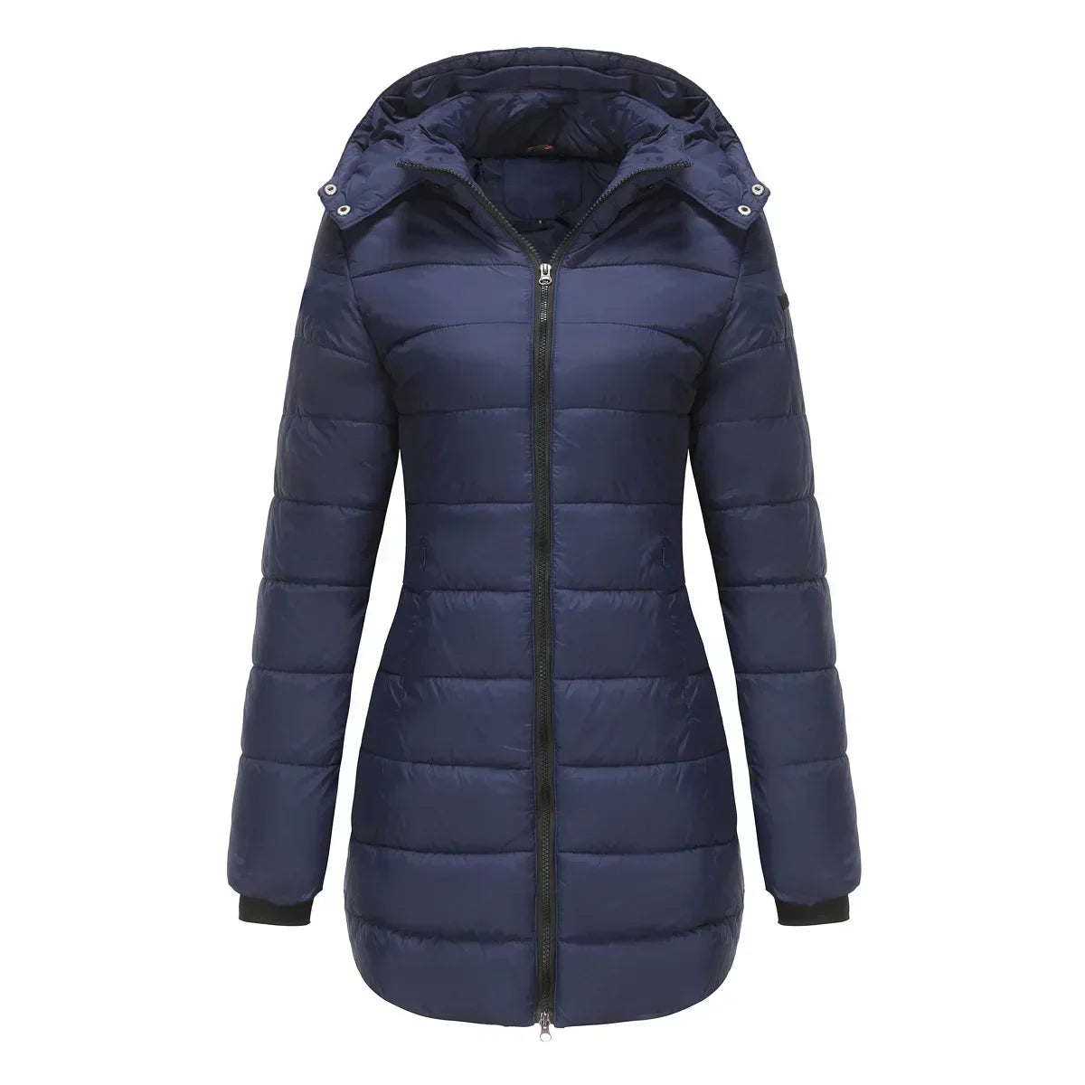 Manteau matelassé d'hiver chaud à capuche pour femme