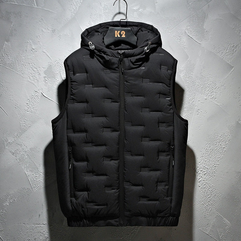 Gilet élégant à capuche pour homme de qualité supérieure