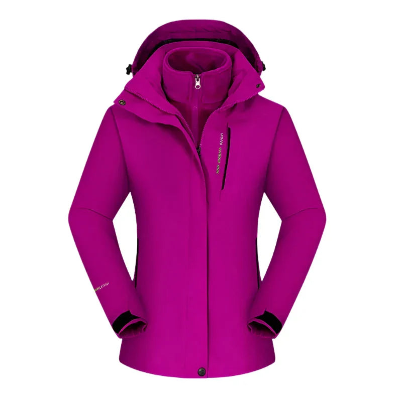 Veste de randonnée pratique 3 en 1, isolation polaire