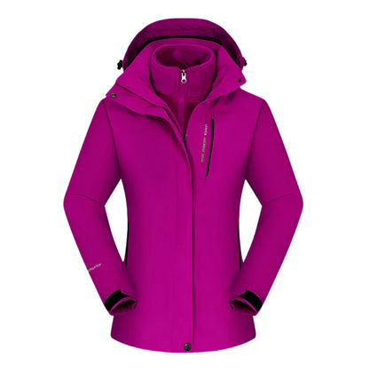 Veste de randonnée pratique 3 en 1, isolation polaire