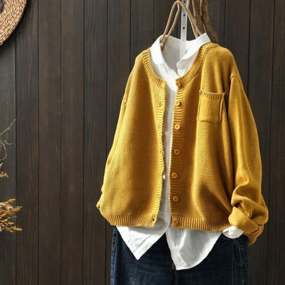Cardigan doux en maille oversize confortable