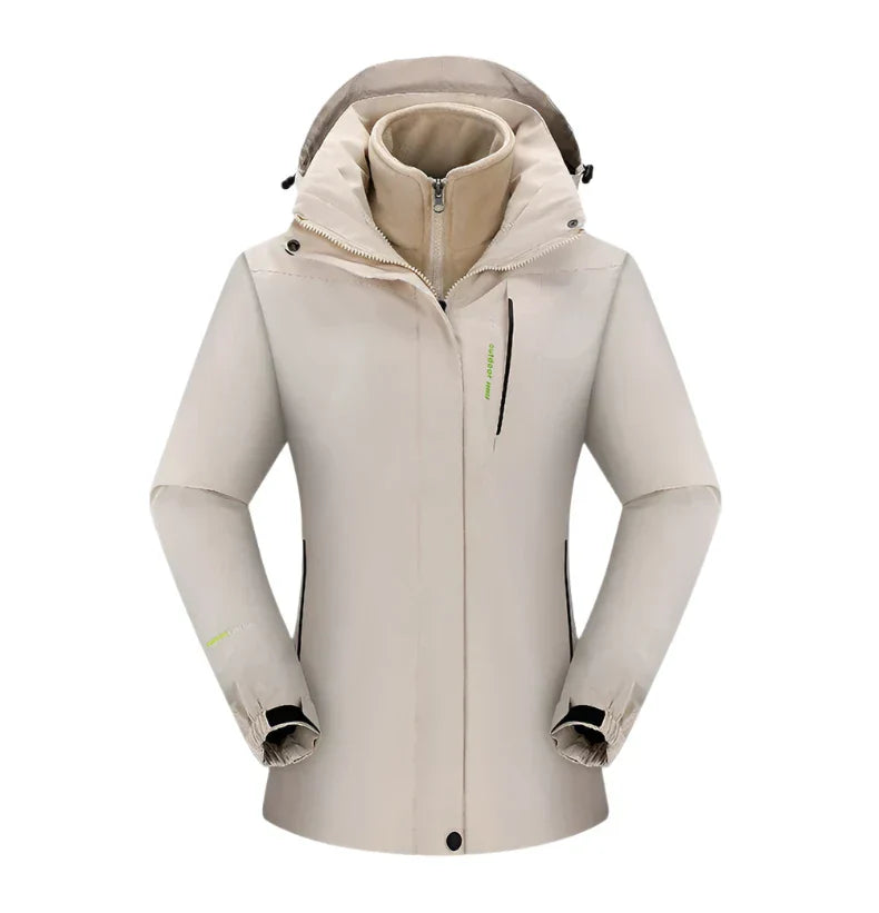 Veste de randonnée pratique 3 en 1, isolation polaire