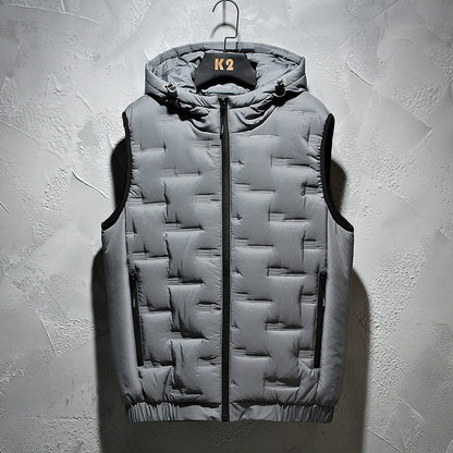 Gilet élégant à capuche pour homme de qualité supérieure