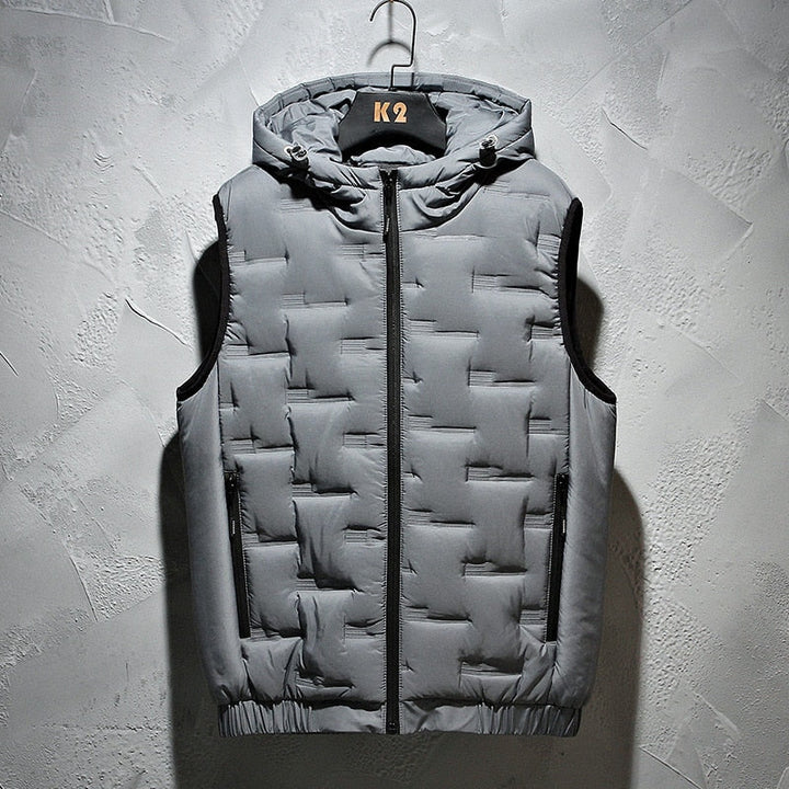 Gilet élégant à capuche pour homme de qualité supérieure
