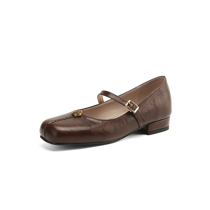 Damen Ballerinas Frühling Elegant Riemen - IdealeKleiden