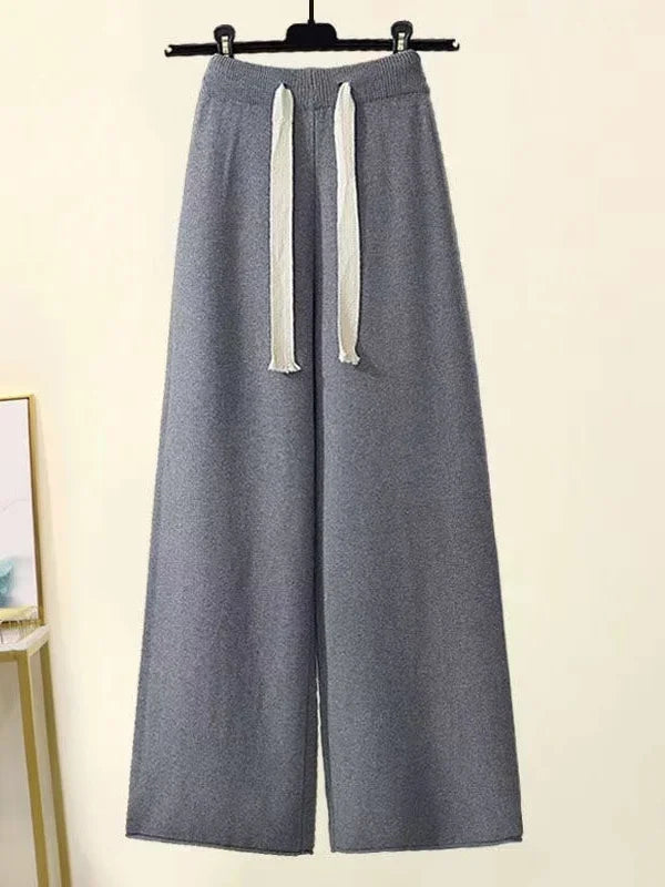 Ensemble tricoté d'hiver - Pull et pantalon chauds et élégants