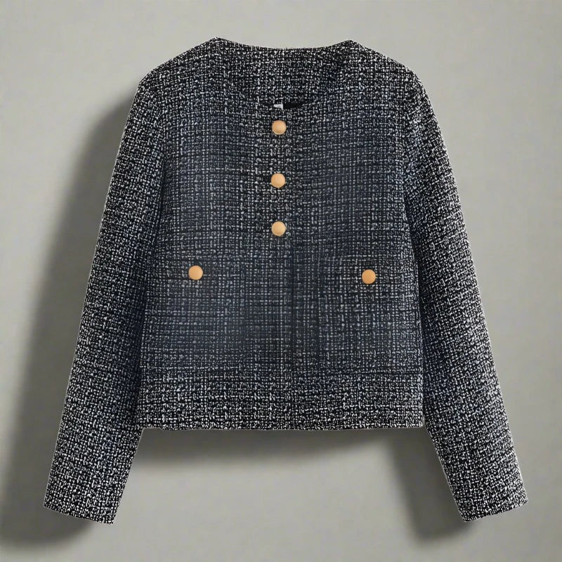 Veste en tweed classique pour femme