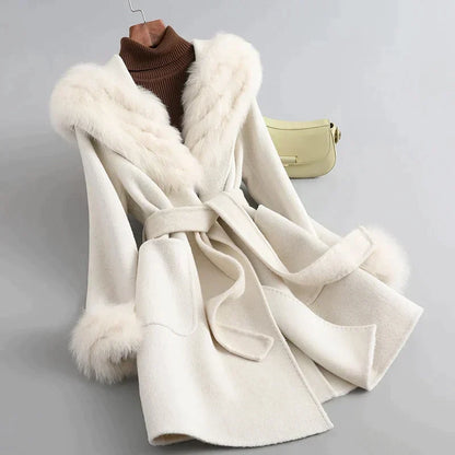 Manteau d'hiver femme classique élégant