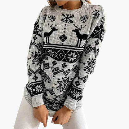 Pull de Noël motif renne Hiver